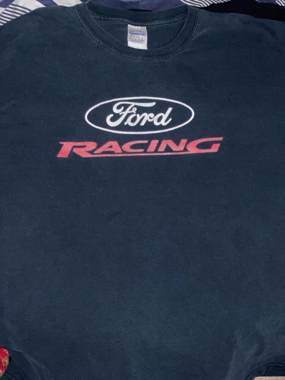 Ford Racing Logo Tee in Black with Red Graphics ✨Vintage✨